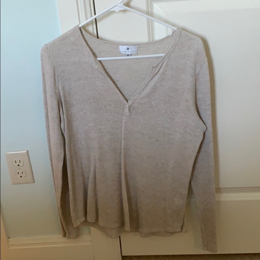 cream colored sweater